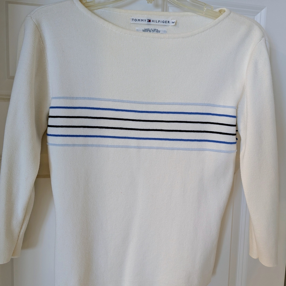 Tommy Hilfiger Cream Knitwear
